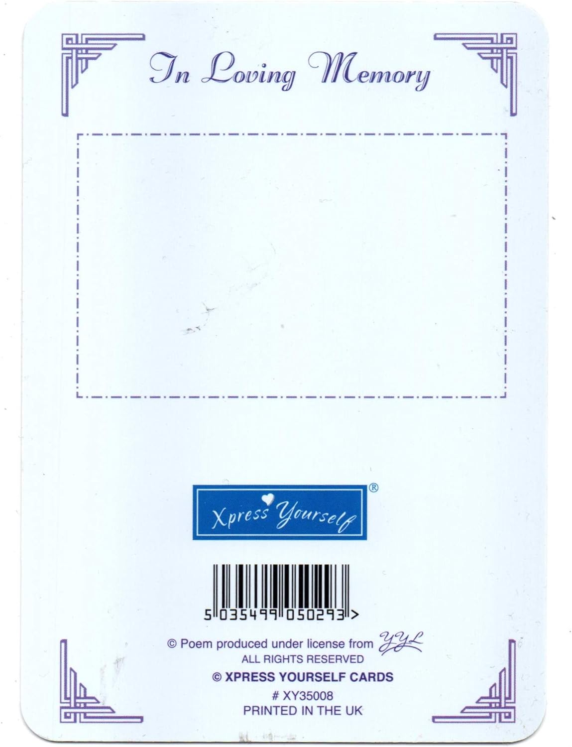 In Loving Memory Missing You So Much Xpress Yourself Keepsake Wallet Purse Card