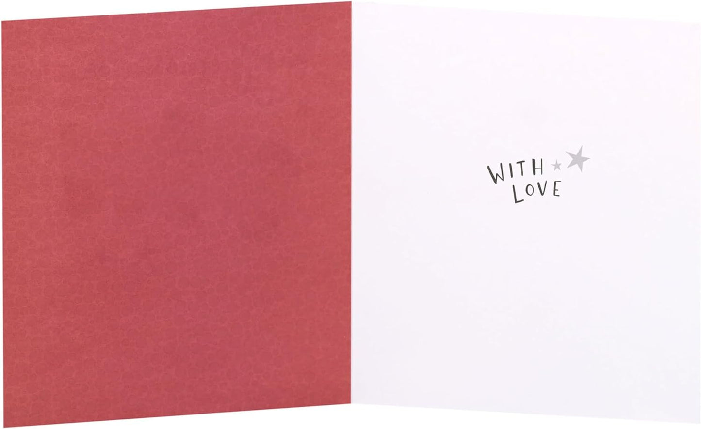 Son Christmas Card Gold Lettering Design