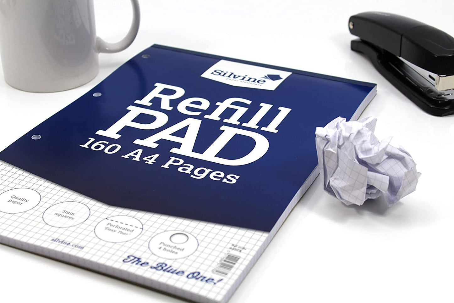 160 pages A4 Refill Pad (210 x 297mm)