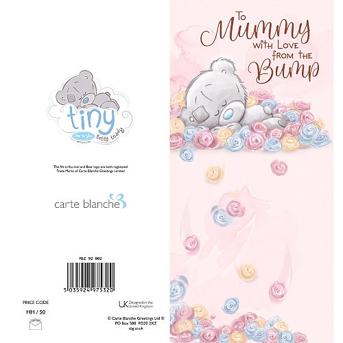 To Mummy With Love Tiny Tatty From The Bump Mother's Day Card