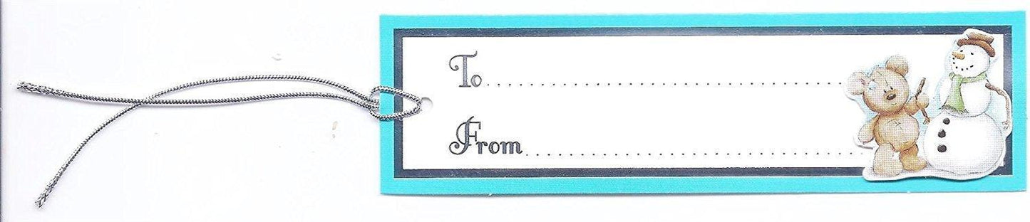12 Handcrafted Christmas Gift Tags