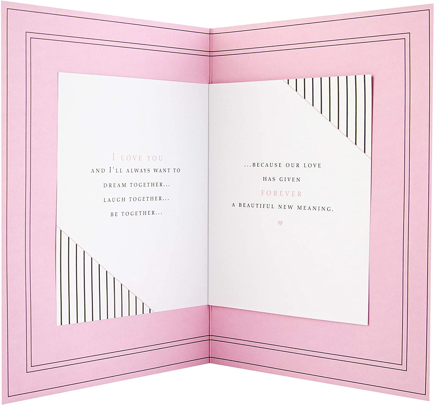 Valentine's Card For The One I Love with Detachable Keepsake