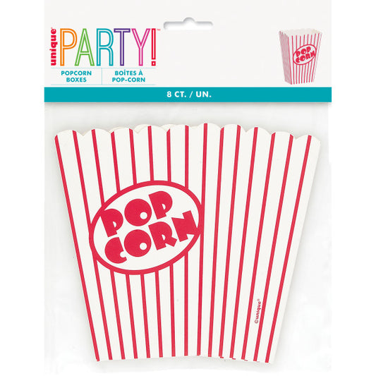 Pack of 8 Small Popcorn Boxes