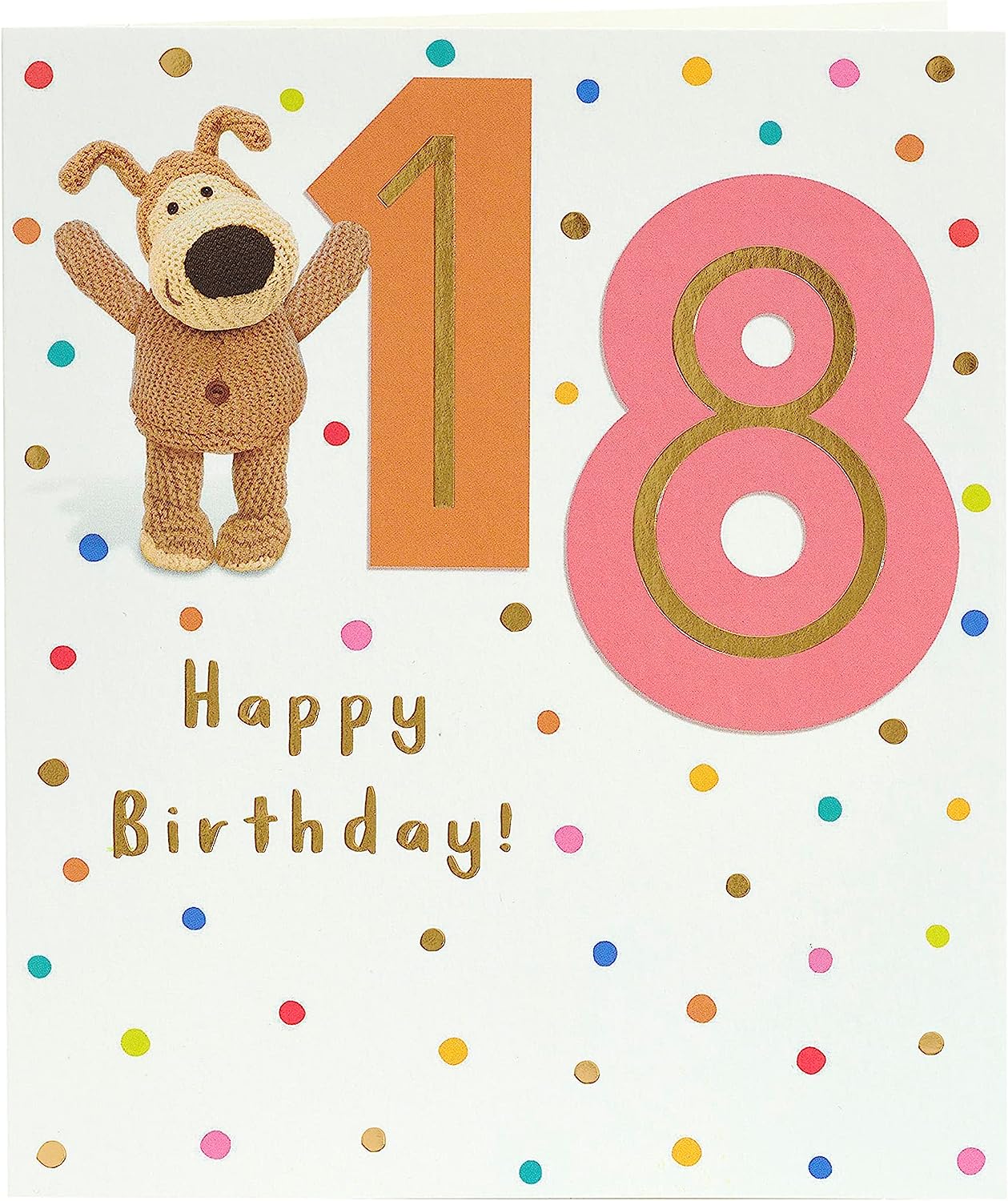 Boofle Cute Design 18th Birthday Card