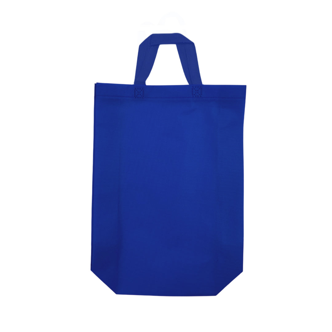 Pack of 25 Blue Coloured 35x41x12cm Non-Woven Bags with Handle