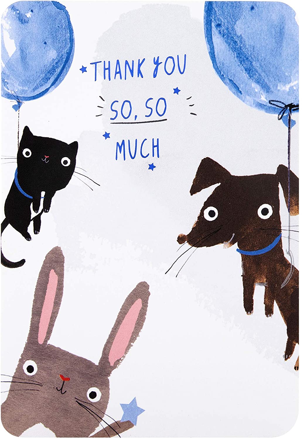 Cute Pet Themed Design Thank You Card