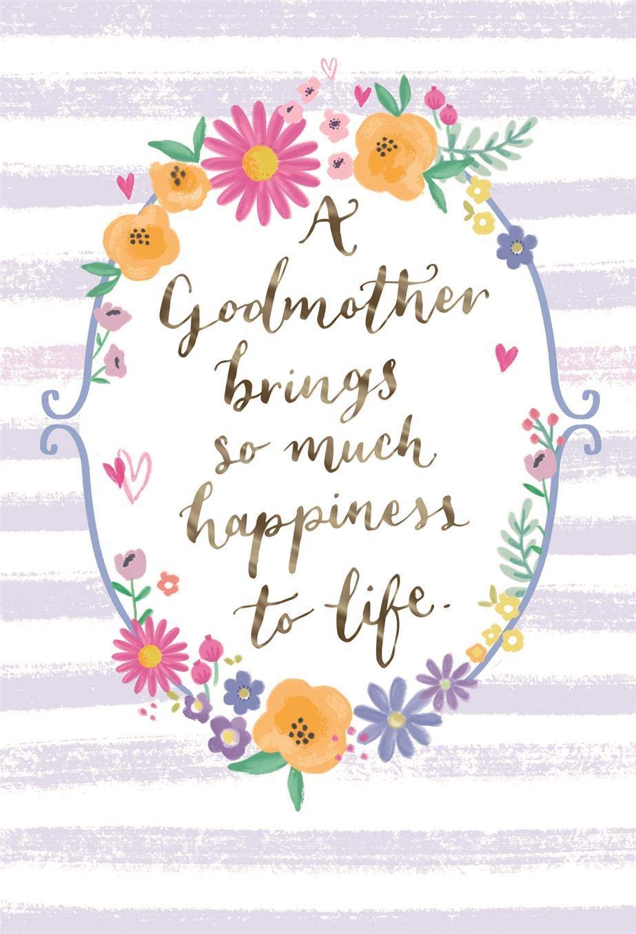 Hallmark A Godmother Brings Happiness Birthday Card