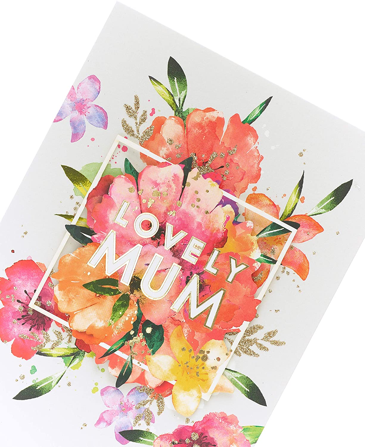 Mother's Day Card Lovely Mum Floral Mum Card