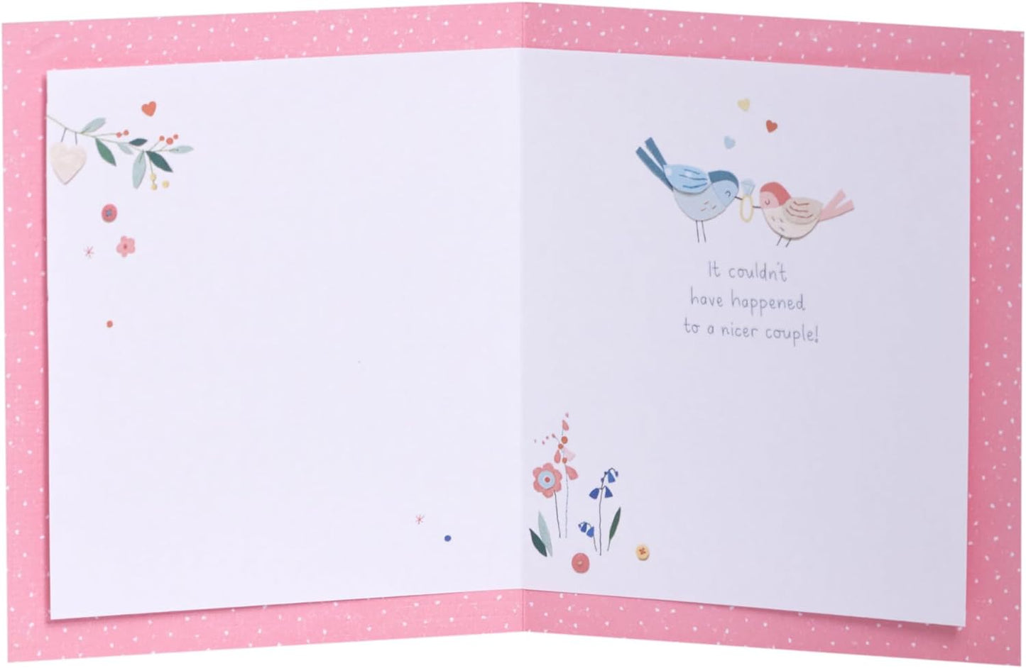Birds Design Engagement Congratulations Card