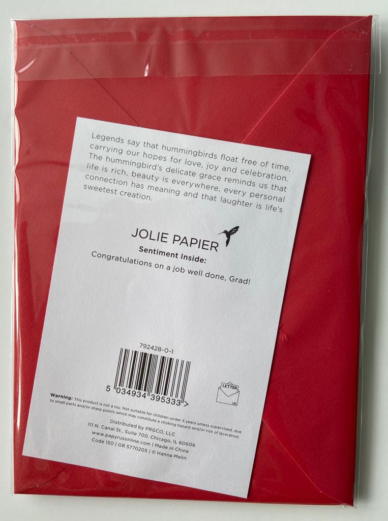 Jolie Papier 3D Clever Dogs Graduation Card