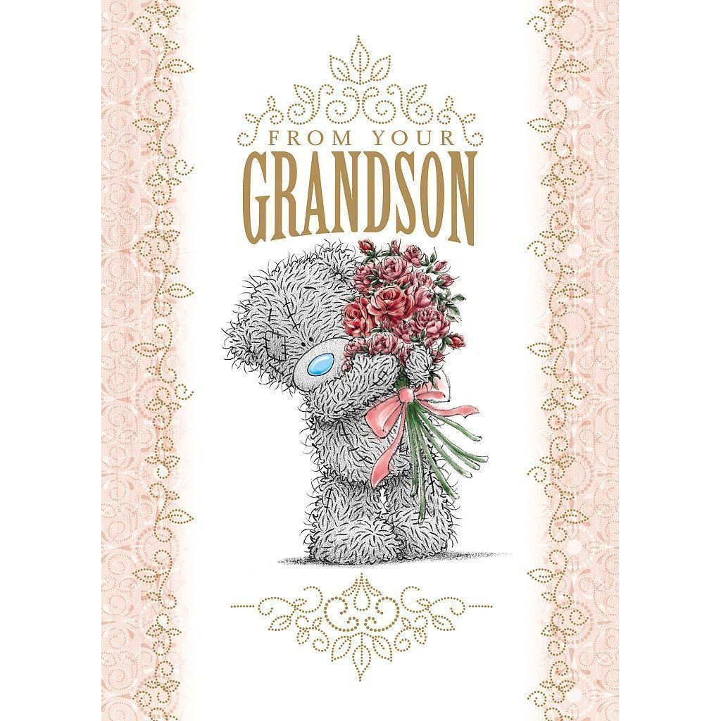 Me to You From Your Grandson Mother's Day Card