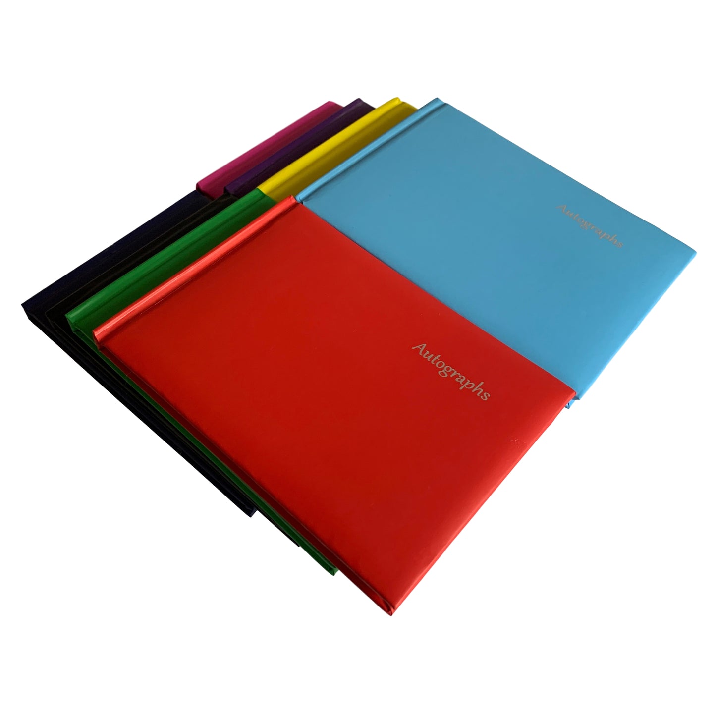 12 x Blue Autograph Books by Janrax - Signature End of Term School Leavers