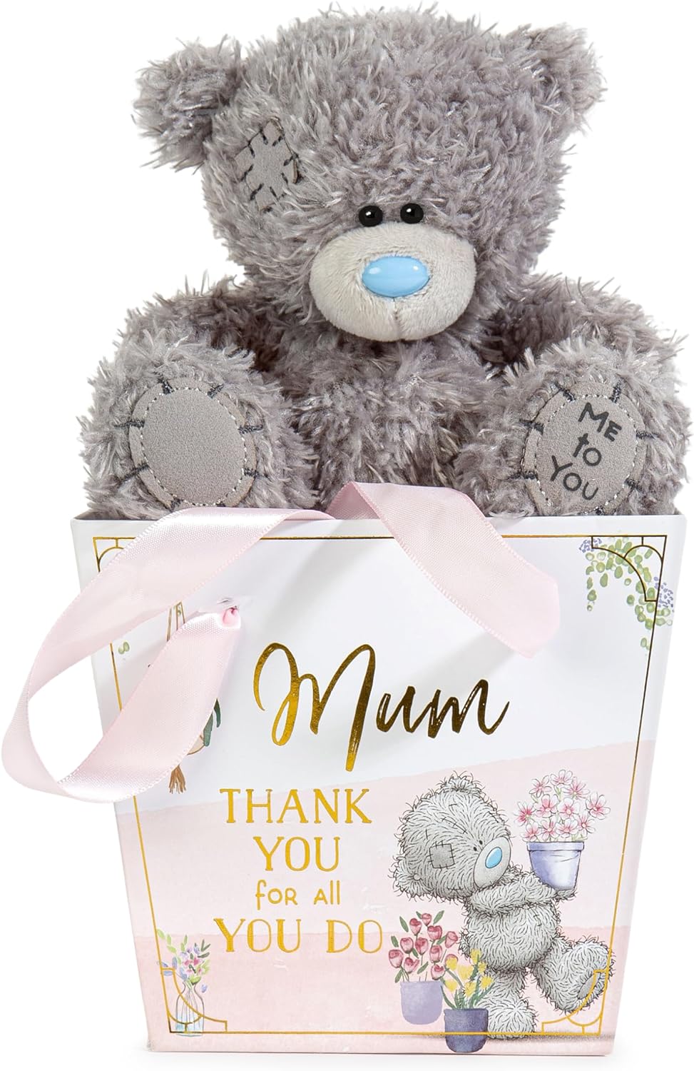 Me to You 'Thank You Mum' Plush Bear in a Bag 13cm High Anytime Gift For Mum