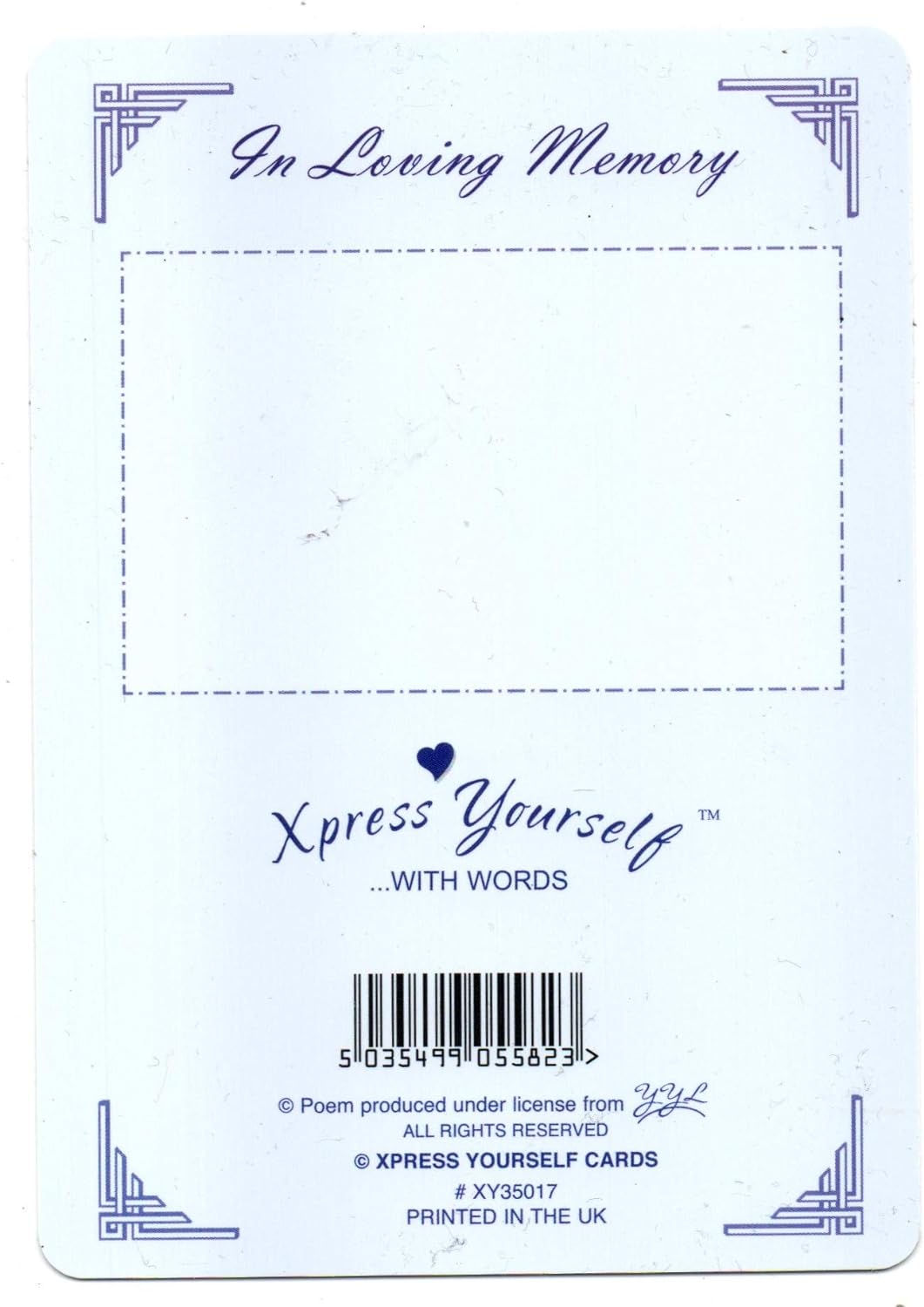 In Loving Memory Of A Dear Gran Xpress Yourself Keepsake Wallet Purse Card
