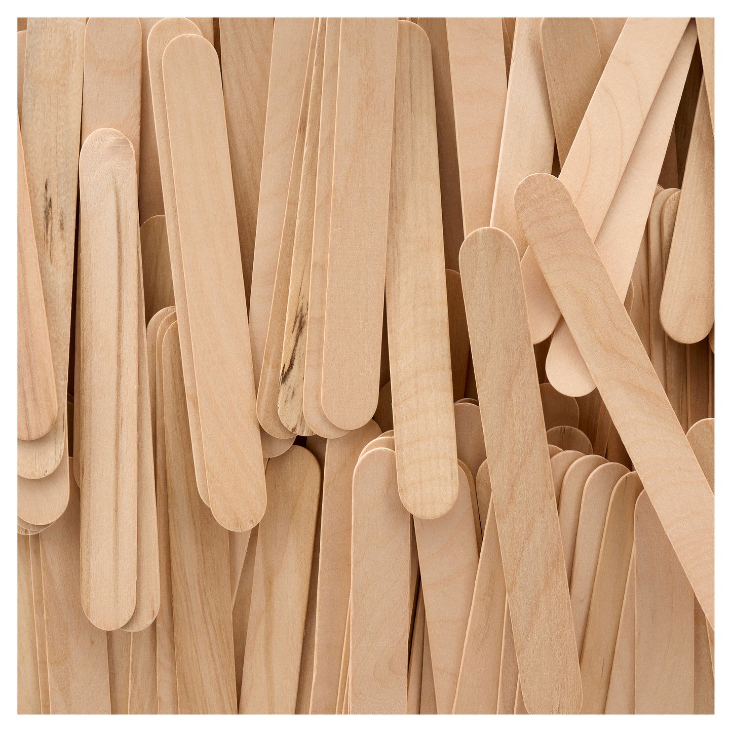 Bag 200 Jumbo Natural Wooden Lollipop Sticks by Crafty Bitz