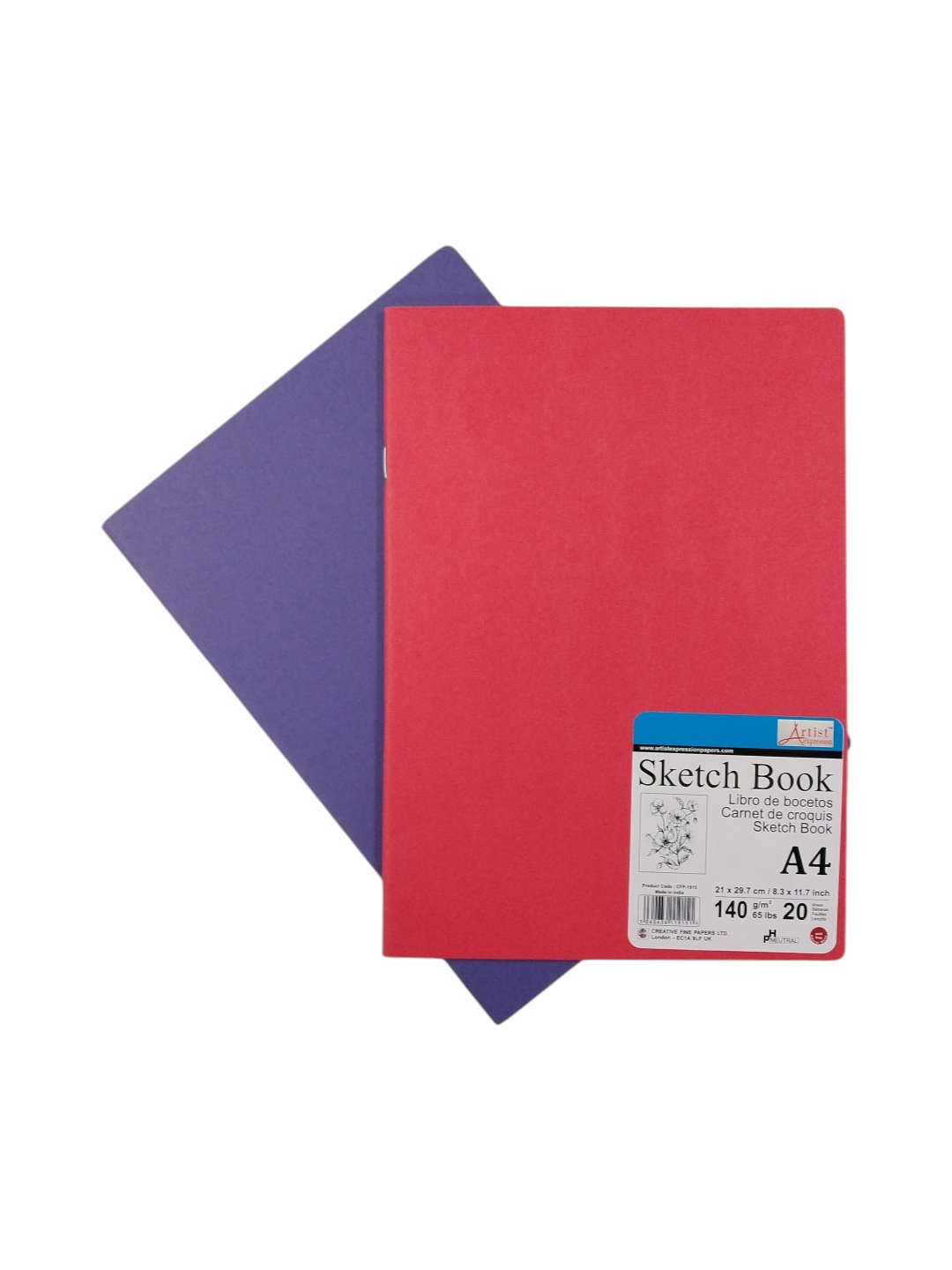 A4 20 Sheets Saddle Stitched Sketch Book