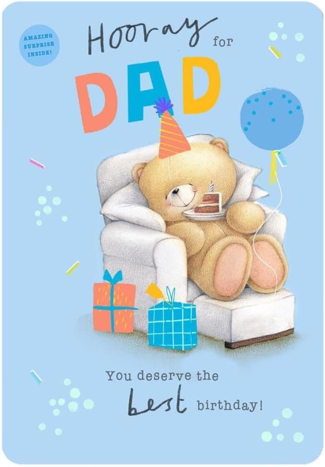 Hooray For Dad Forever Friends Birthday Card