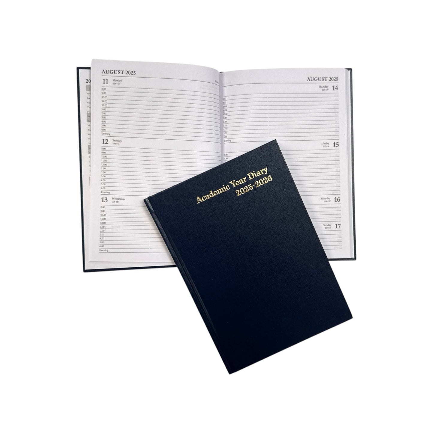 Janrax 2025-2026 A5 Week to View Blue Academic Diary