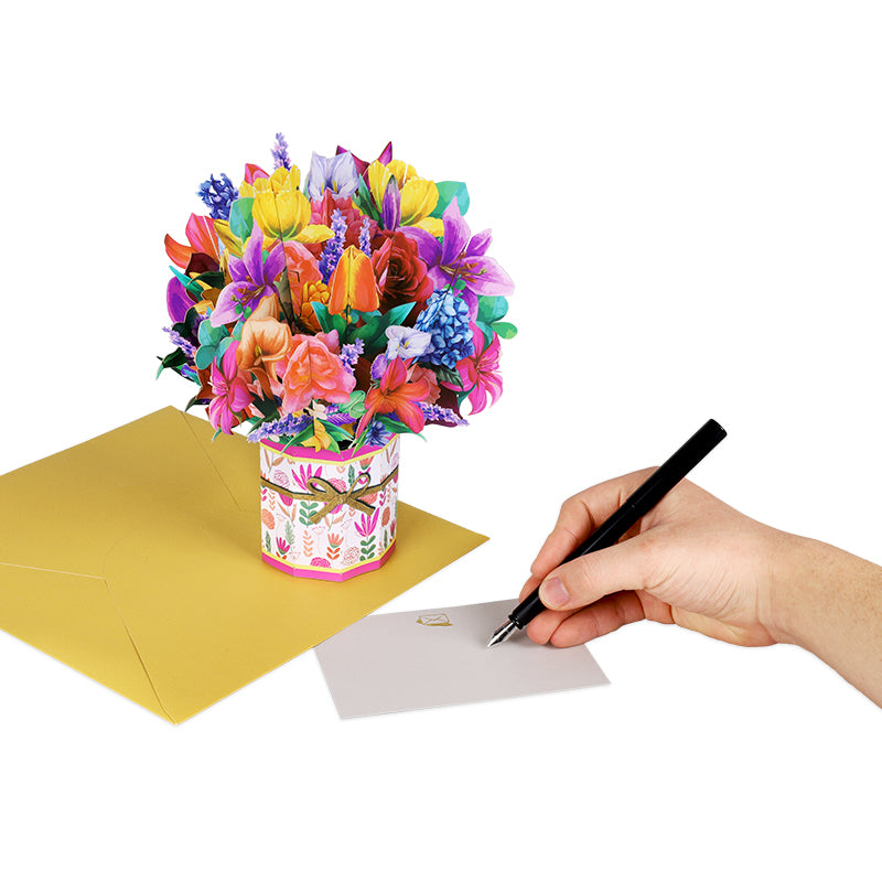 A Blooming Surprise 3D Pop Up Greeting Card