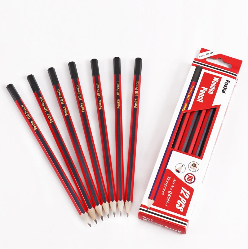 Pack of 72 7'' Wooden Sharpened HB Pencils