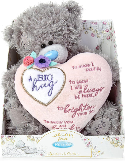 Me To You Bear 9" Big Hugs Padded Heart