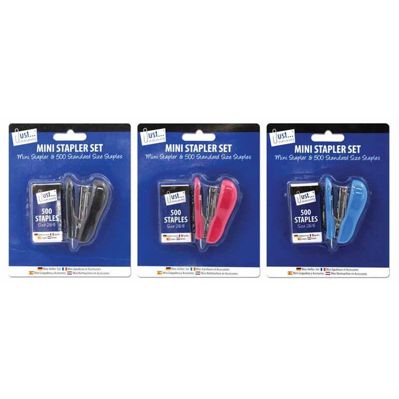 Mini Stapler Set - 500 Staples