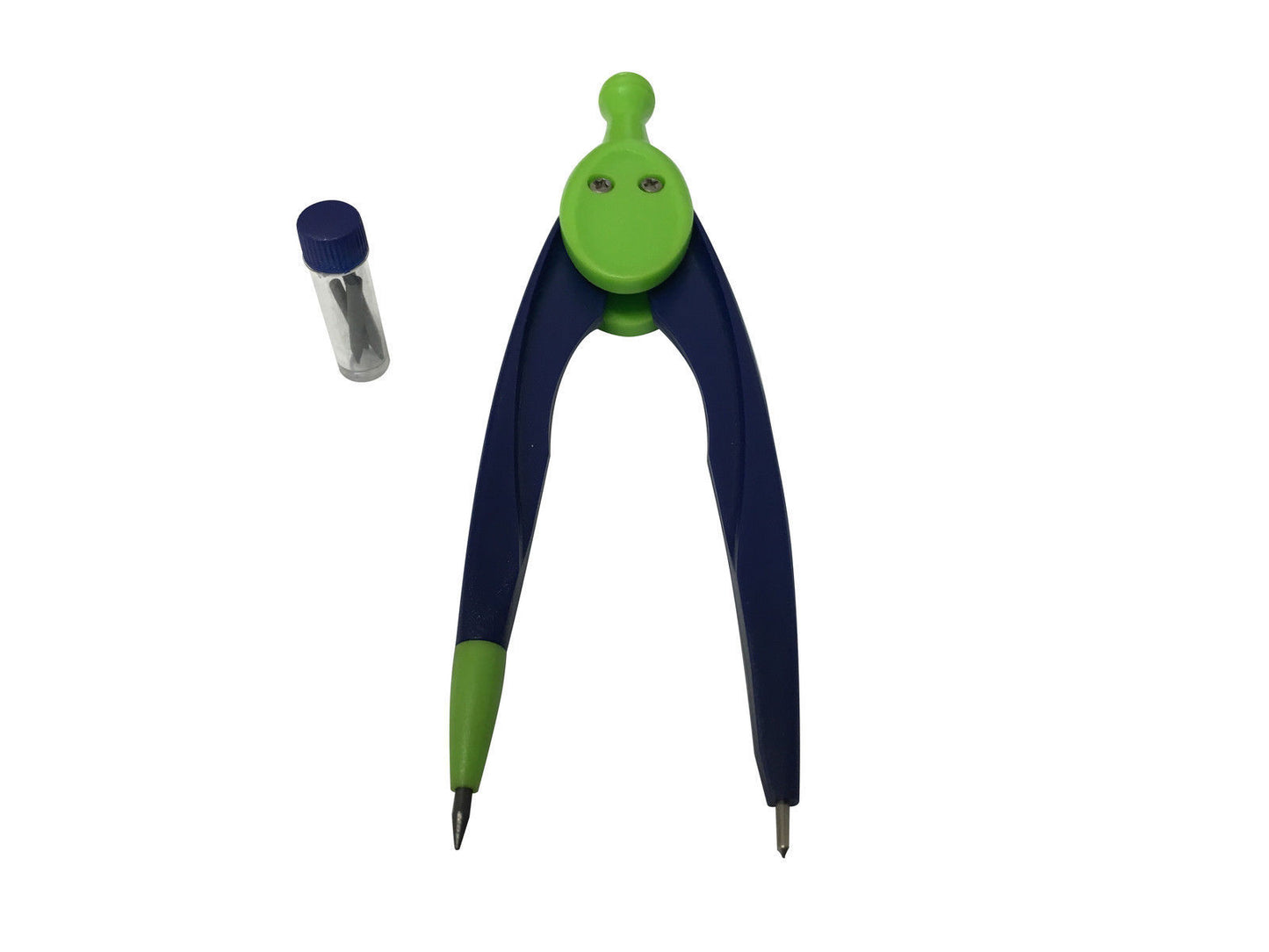 12 x Plastic Adjustable Lead Compass with Refillable Leads