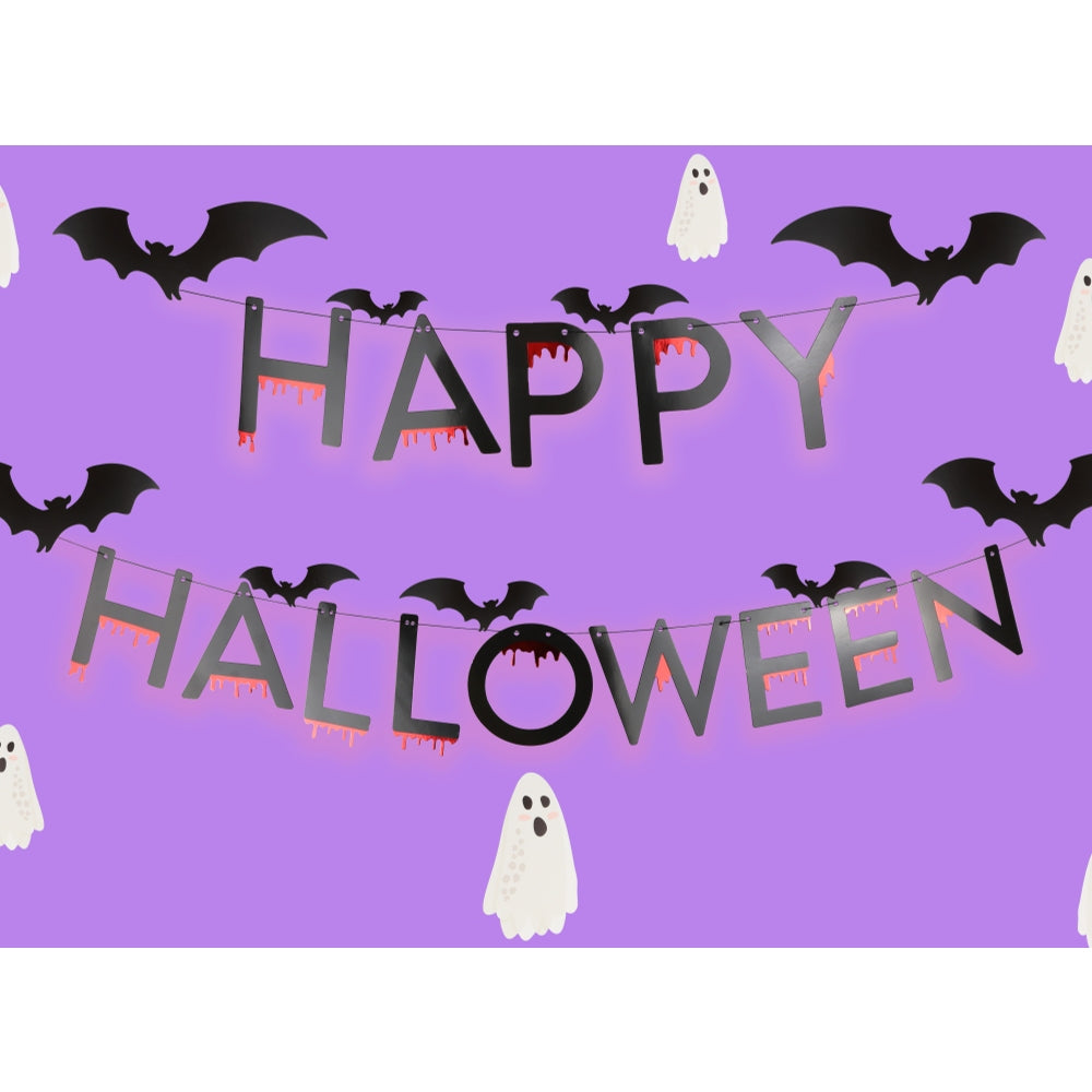 Pack of 12 Happy Halloween Letter Buntings