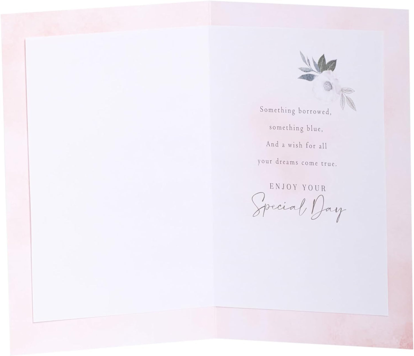 Stylish Cake Design Wedding Day Card