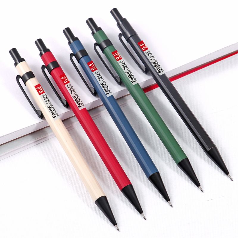 Pack of 36 0.5mm Metal Mechanical Pencils With Eraser