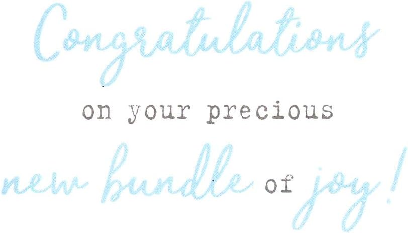 Hello Baby Boy Welcome Little One Congratulations Card