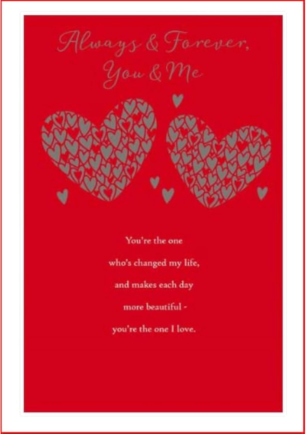 Always & Forever, You & Me Valentine's Day Card