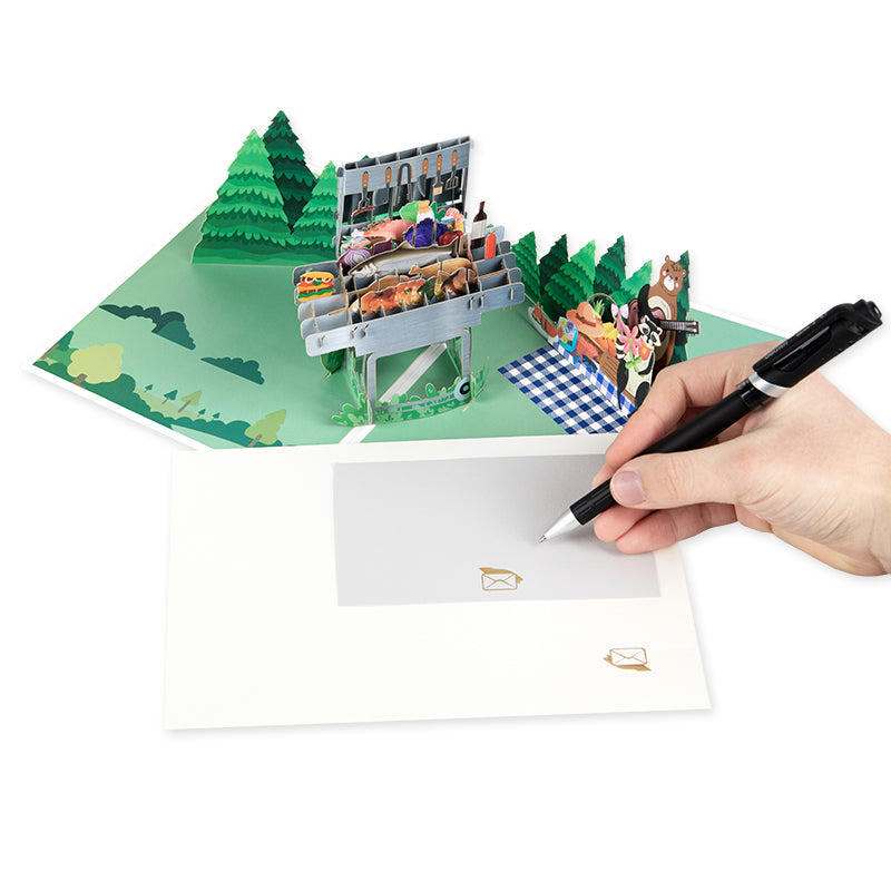 Grill & Chill 3D Barbecue Pop Up Card