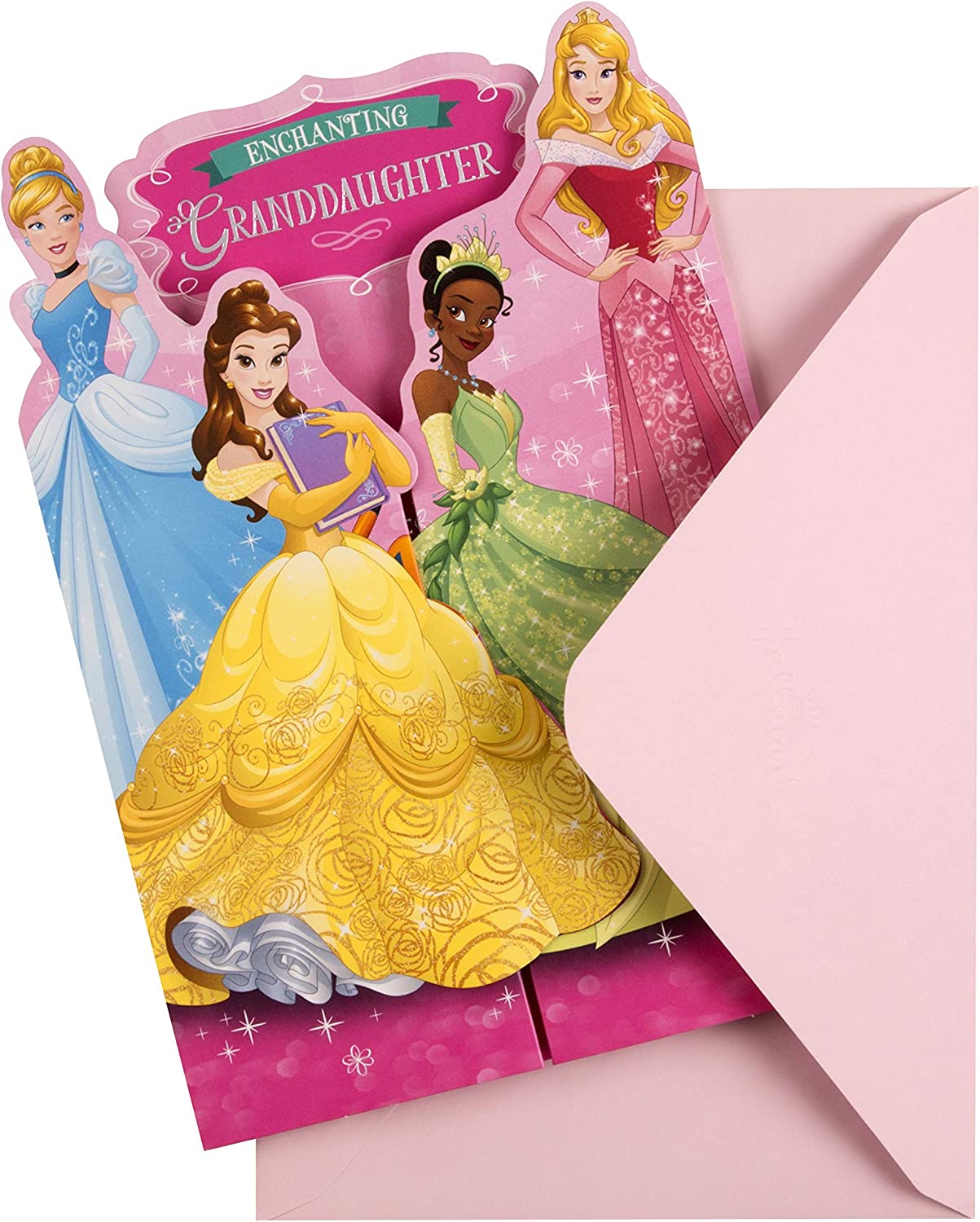 Granddaughter Birthday Card 'Disney Princess' 