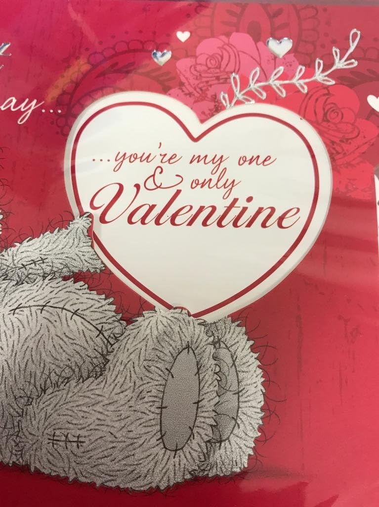 One & Only Valentine Me to You Bear Valentine's Day Card