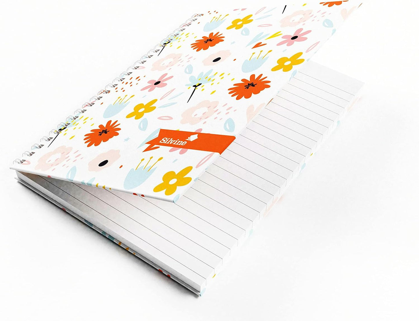 A5 140 Pages Twin Wire Marlene West Floral Hardback Notebook