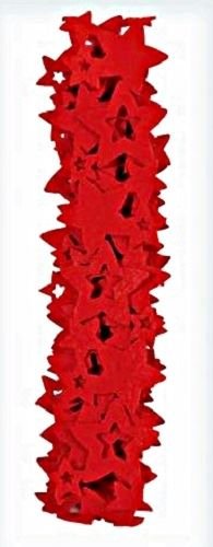 Red Christmas Stars Seasonal Table Runner