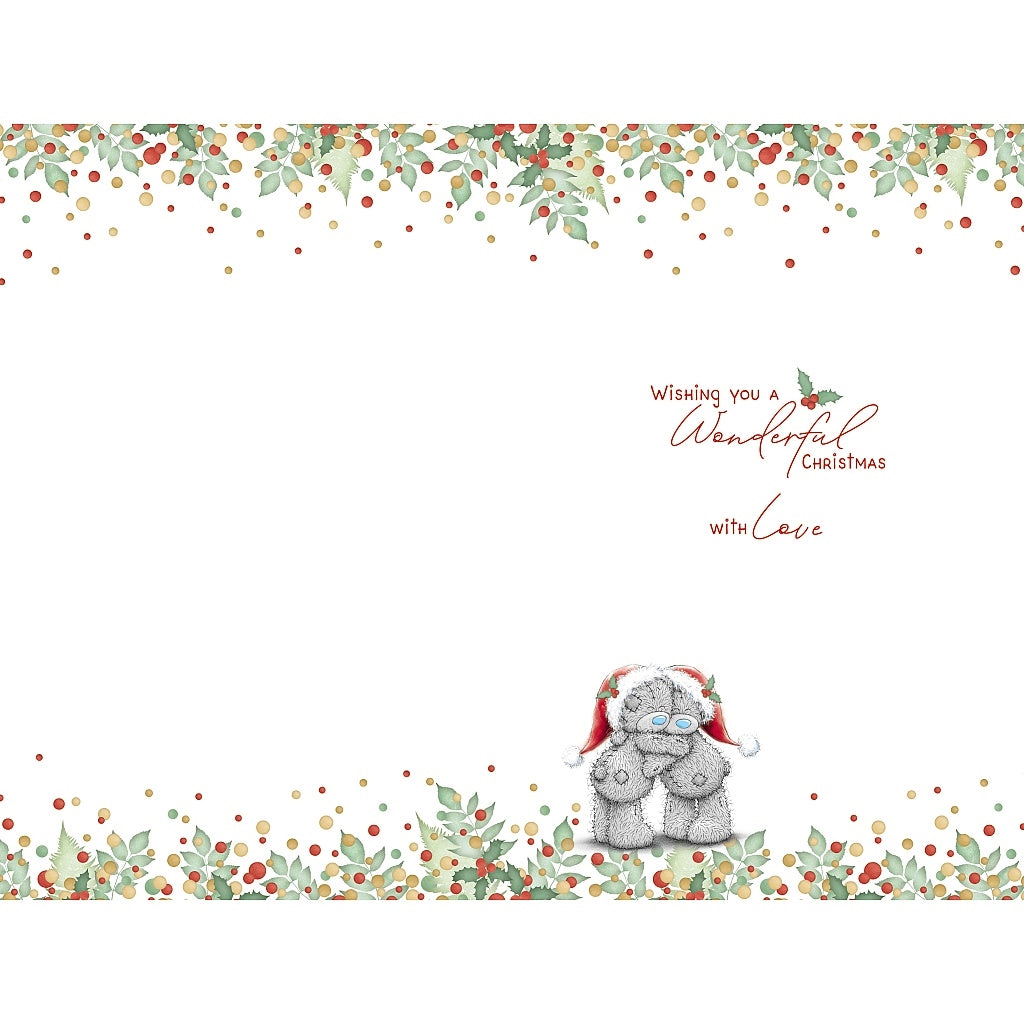 Special Grandparents Bears Singing Carols Design Christmas Card