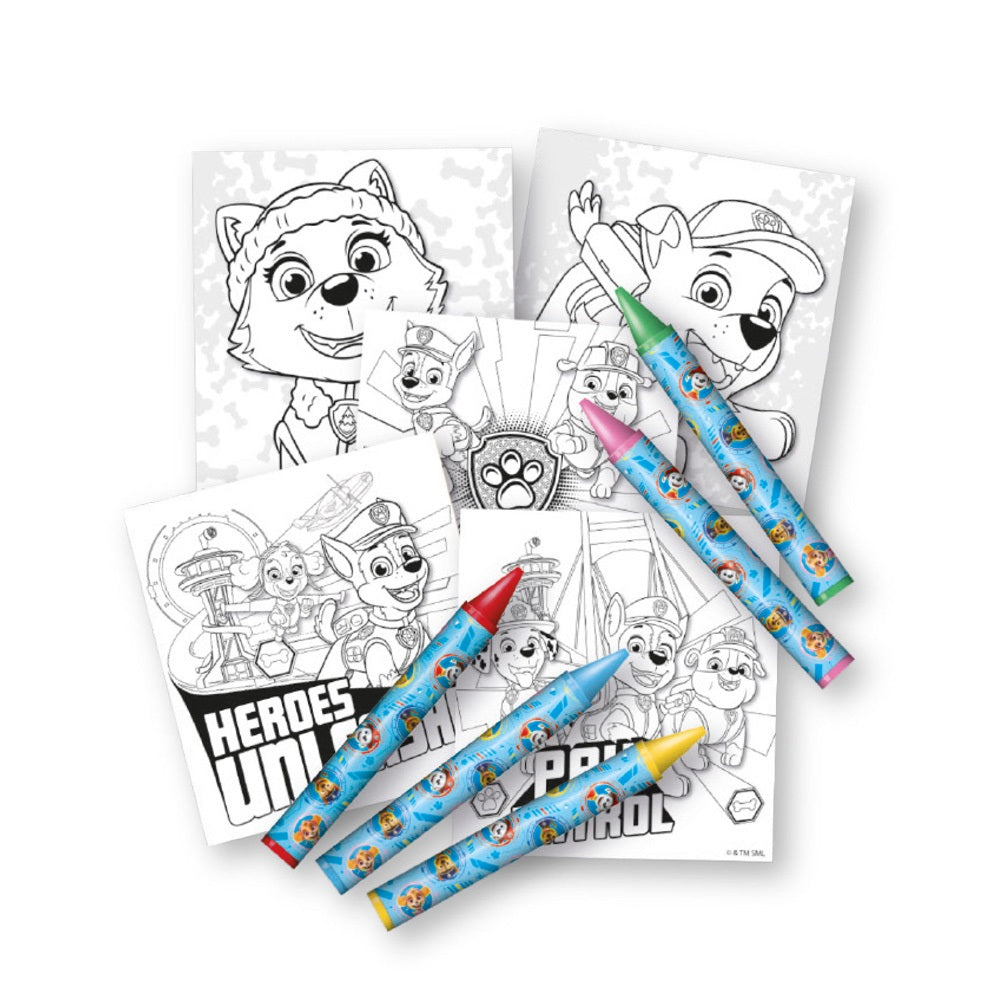 Paw Patrol Carry Along Colouring Set