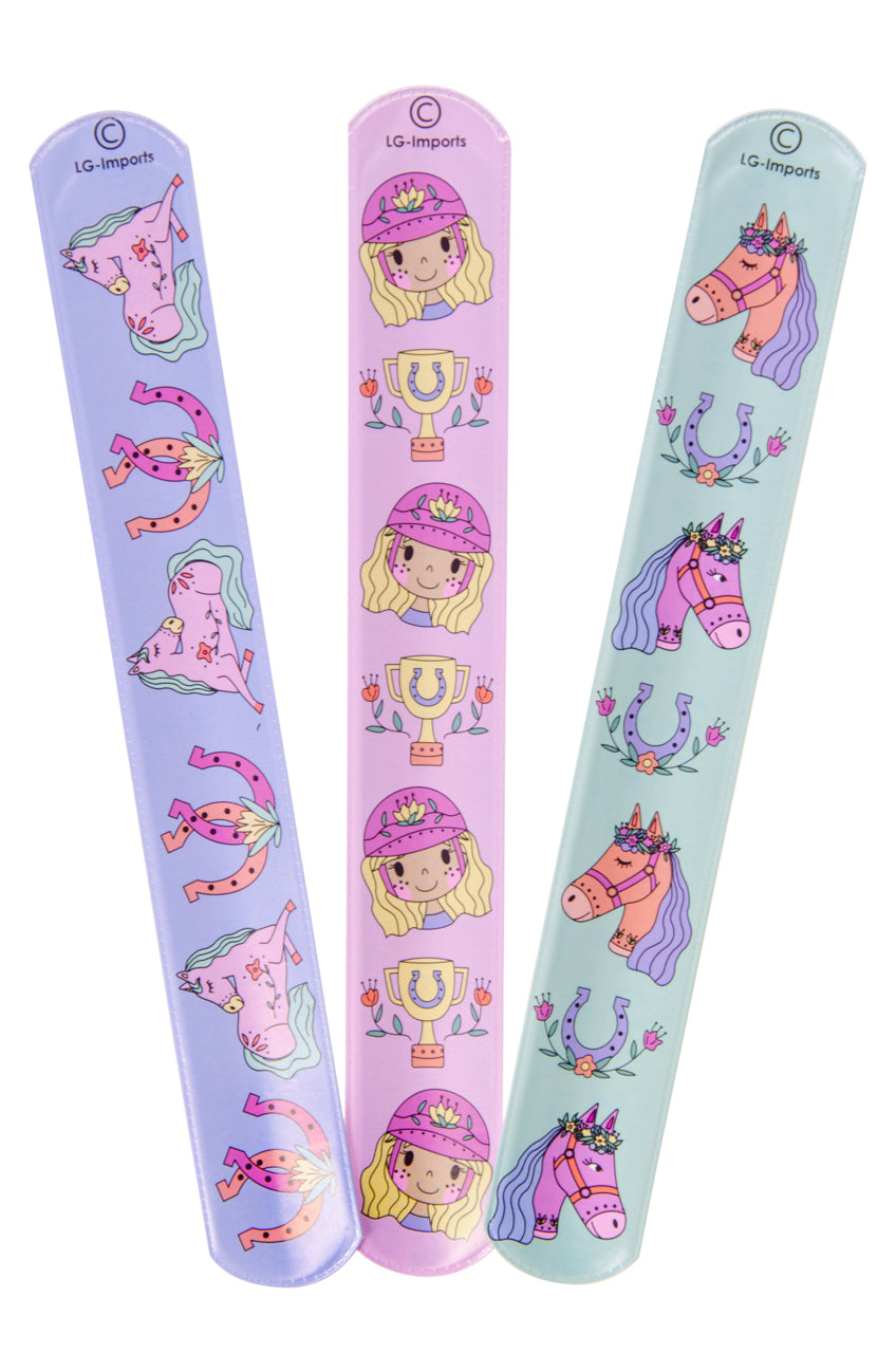 Pack of 36 Horse Snap Bracelets