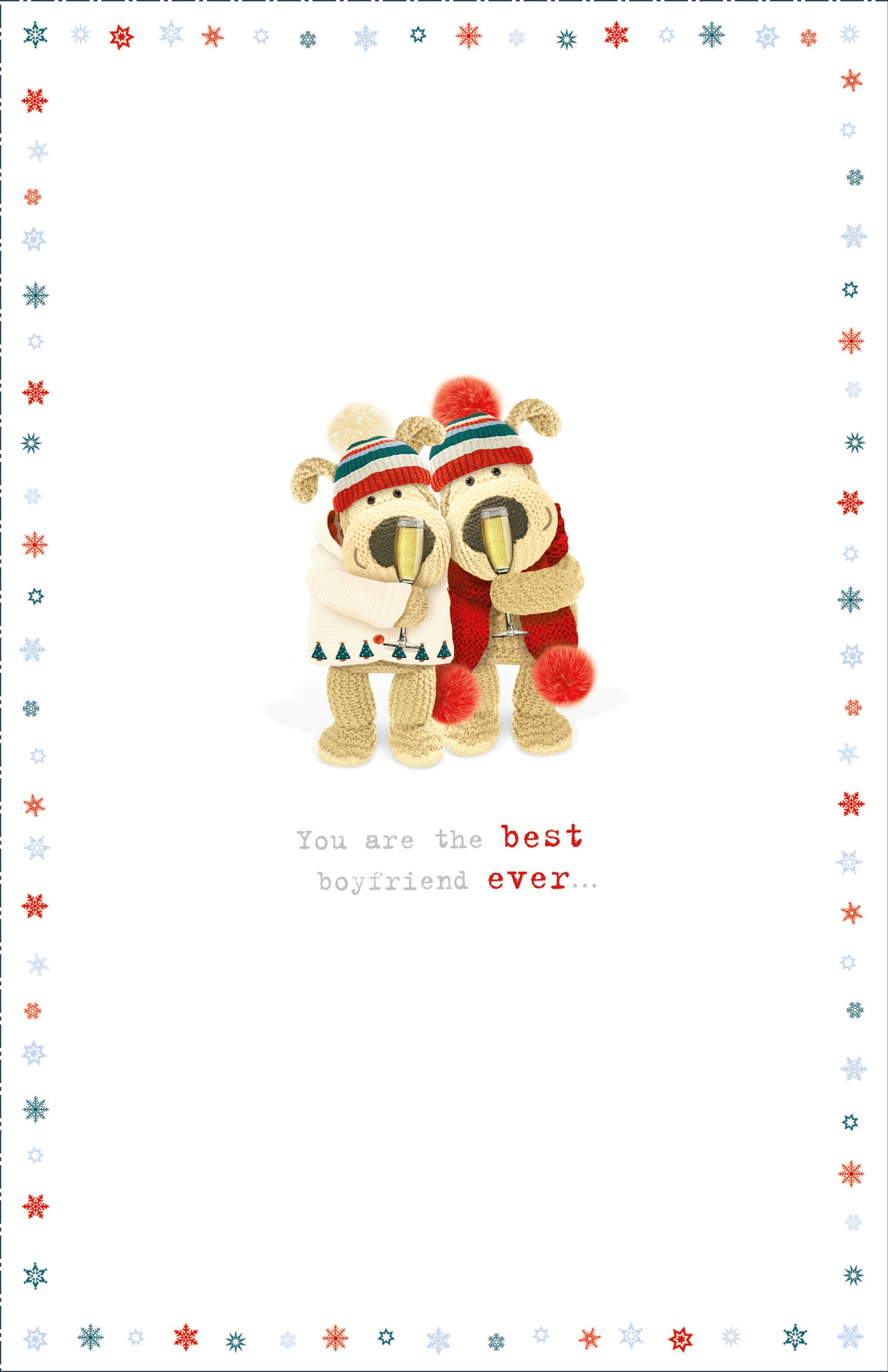 Boyfriend Christmas Card You Mean the World To Me