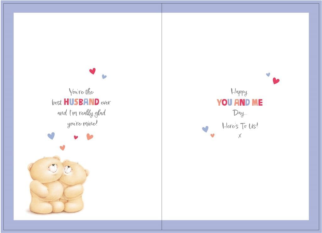 Forever Friends with Love Message Husband Anniversary Card