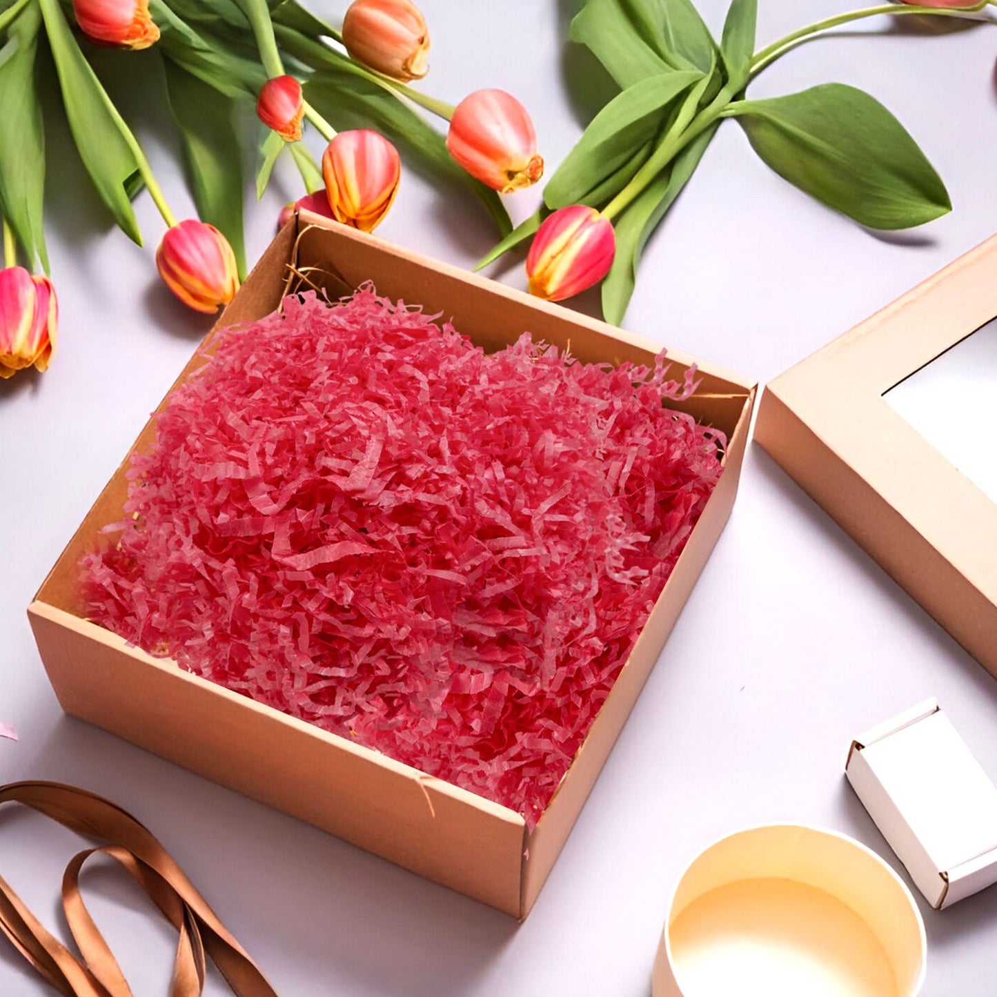 Cerise Tissue Shred 20g