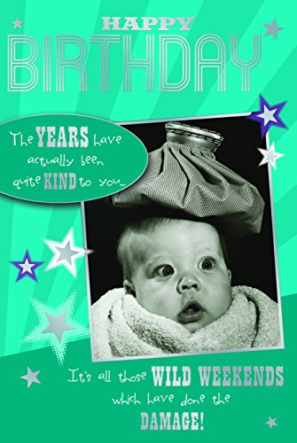 Unisex Wild Weekend Witty Words Birthday Card