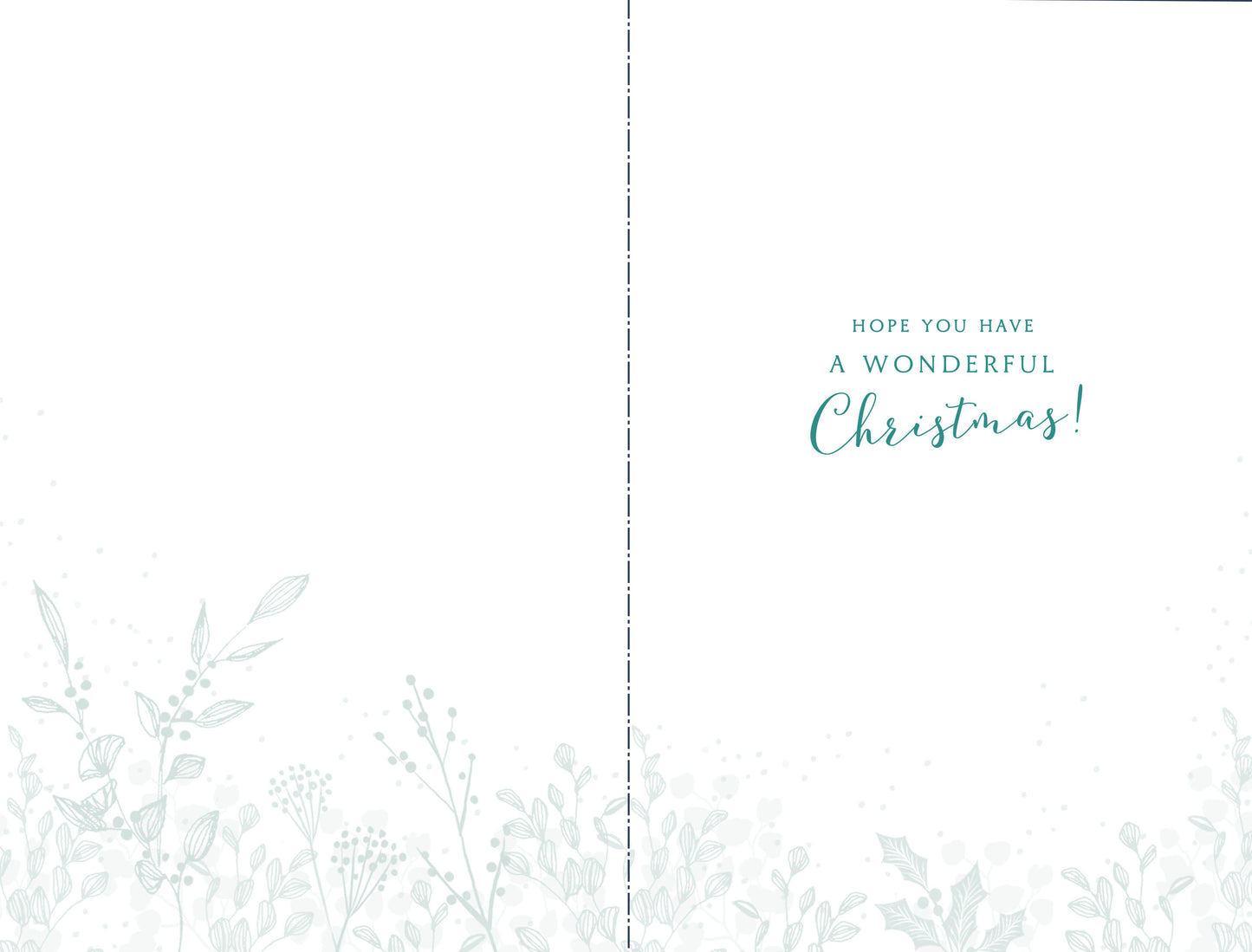 Christmas Card Conveying Warm Thoughts