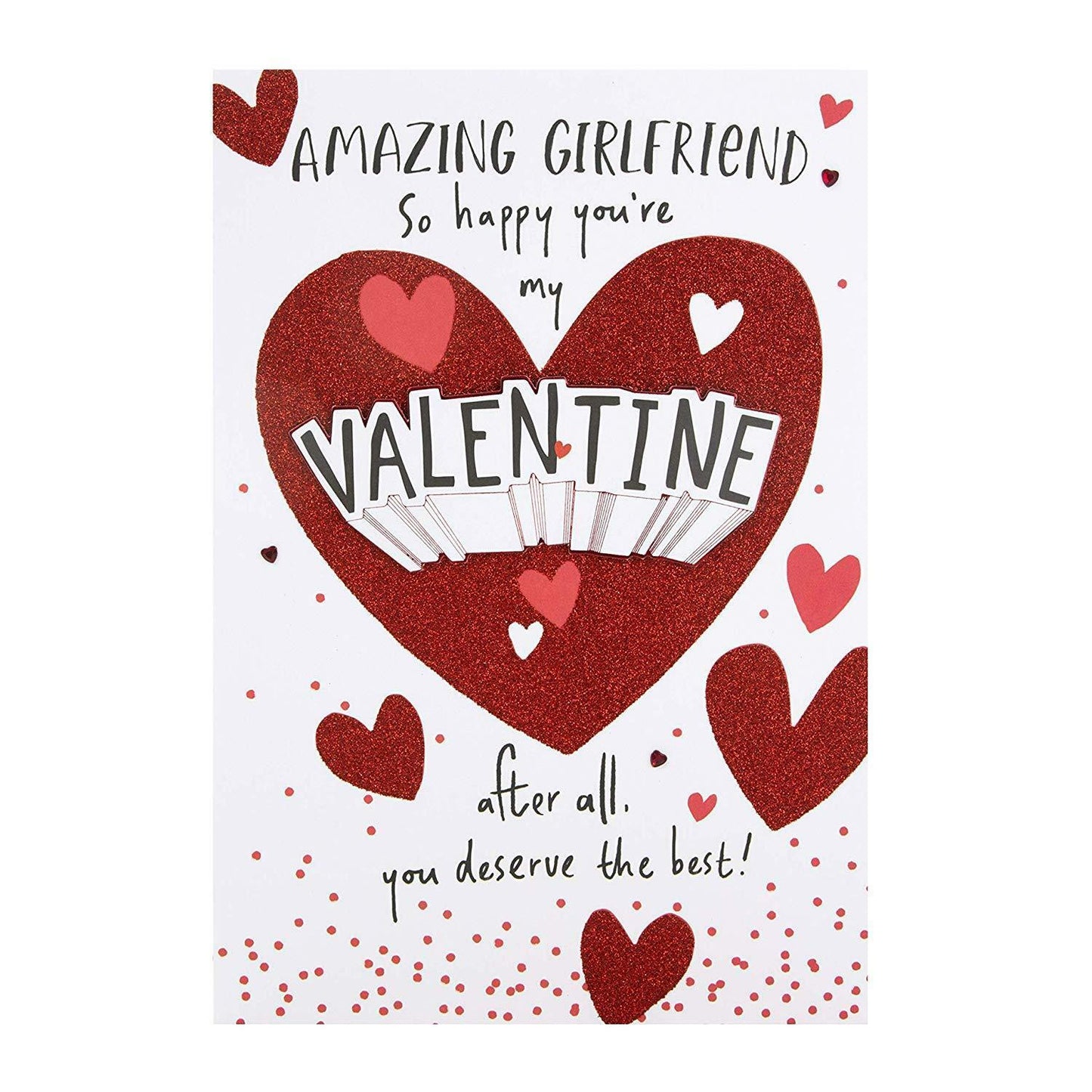 Hallmark Girlfriend Valentine's Day Card 'Deserve The Best'