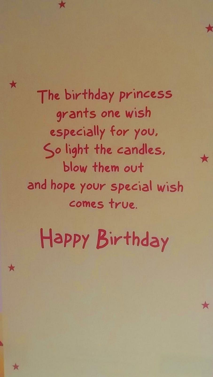 To A Special Cousin Girl Princess Birthday Greeting Card
