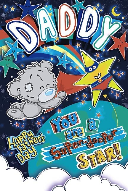 Daddy You are a Super-Dooper Star! Father's Day Card