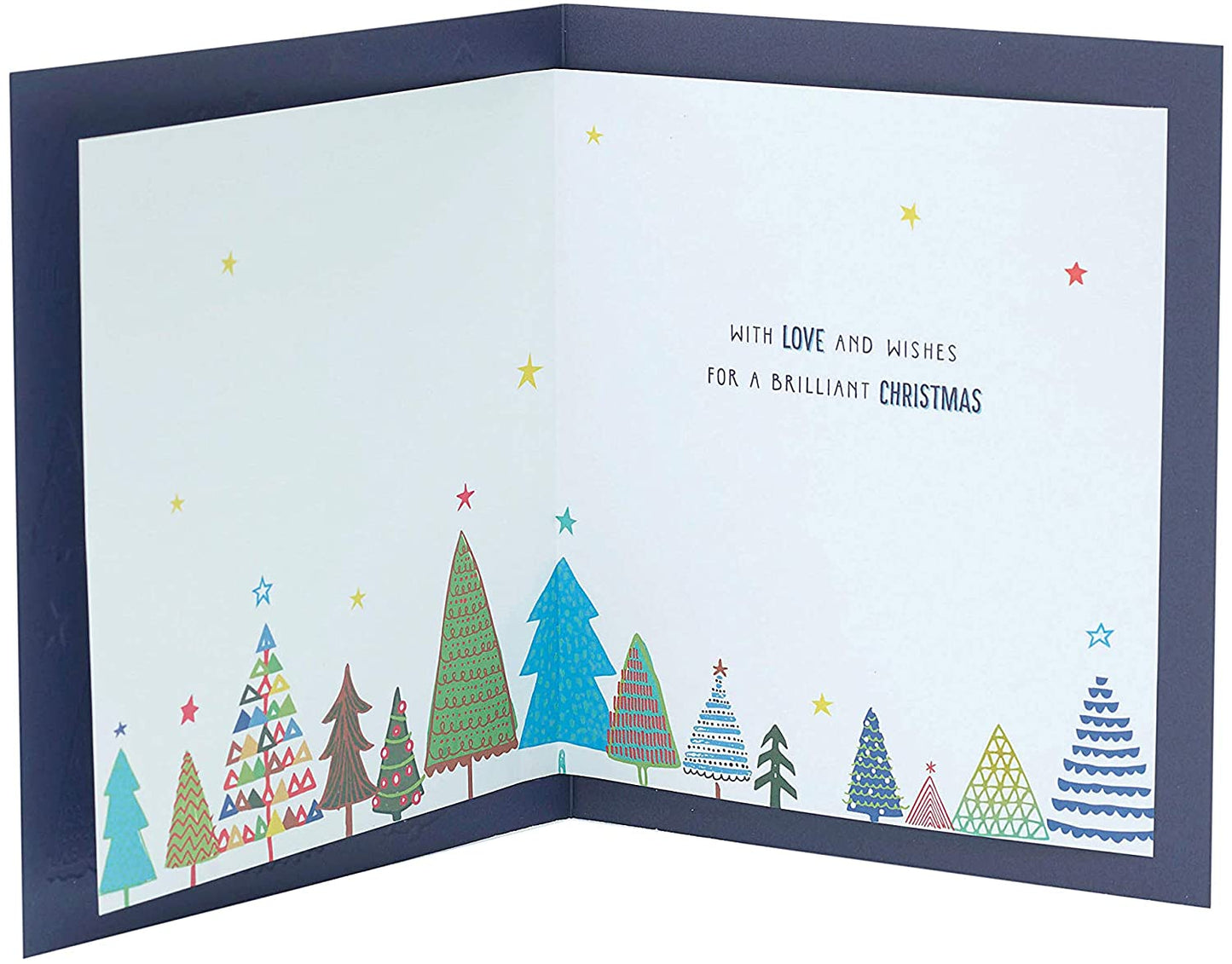 Son Christmas Card Festive Christmas Tree Design