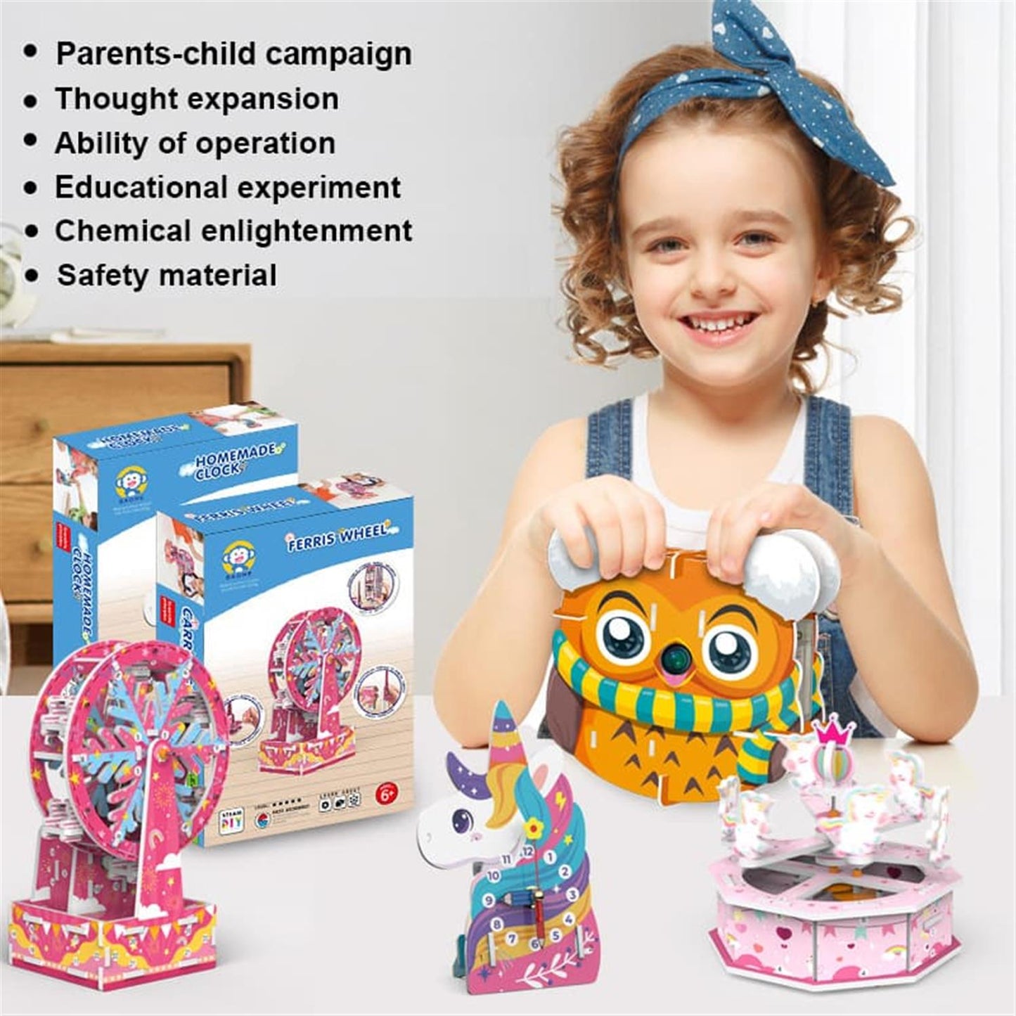 Fiber Optic Light DIY Stem Toy with Instruction Book